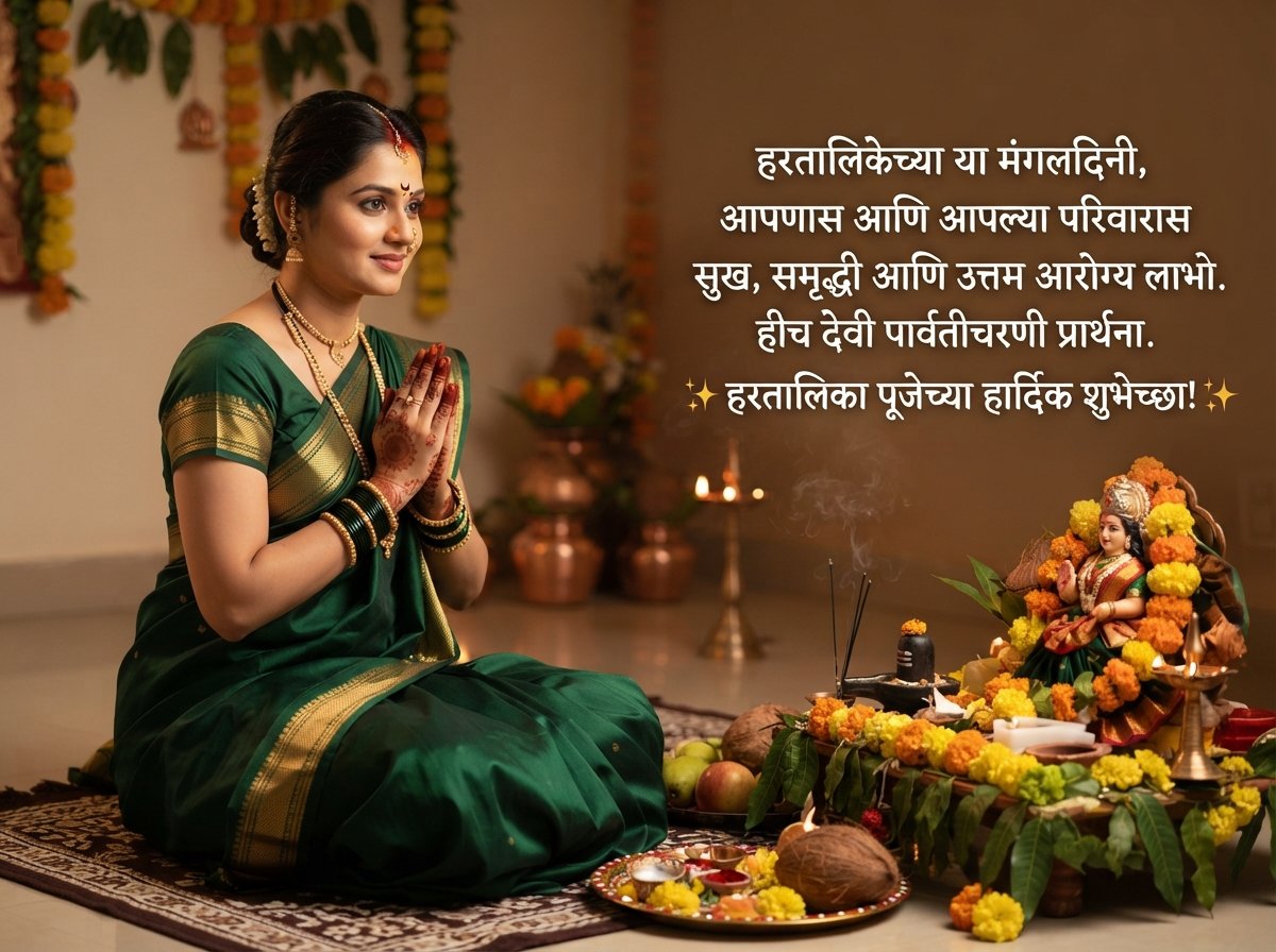 Hartalika Wishes in Marathi