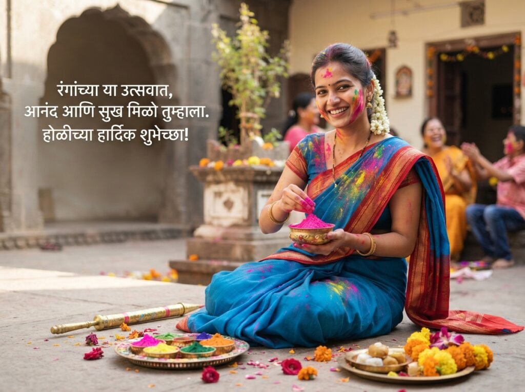 Holi Wishes in Marathi
