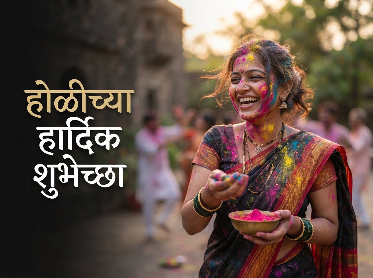 Holi Wishes in Marathi