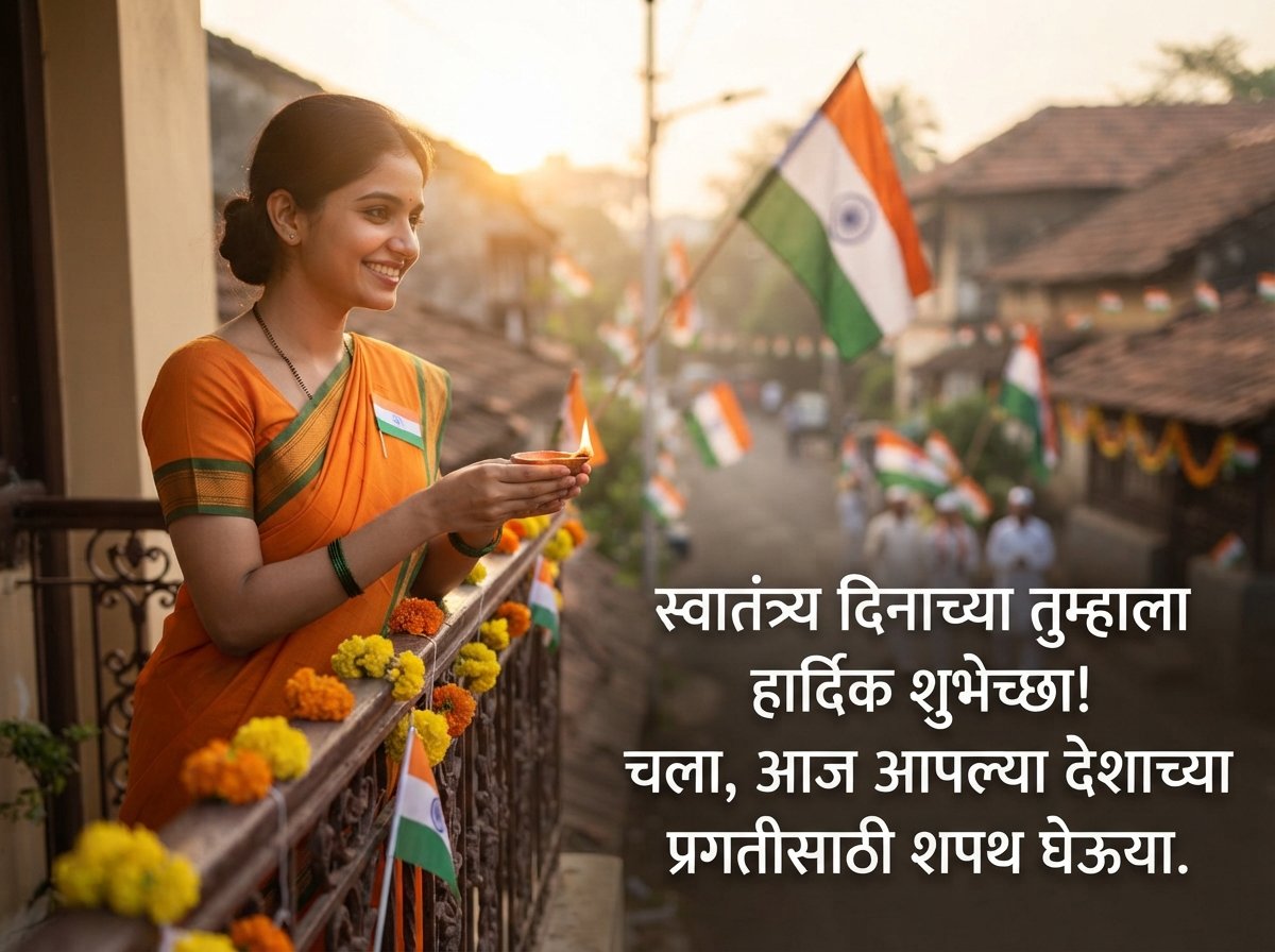 Independence Day Wishes in Marathi