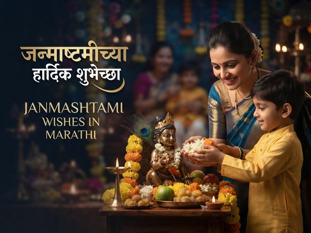 Janmashtami Wishes in Marathi