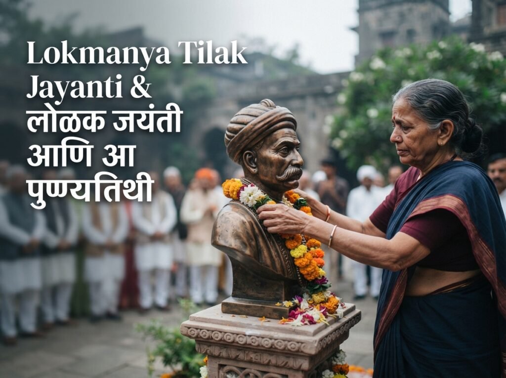 Lokmanya Tilak Jayanti & Punyatithi in Marathi