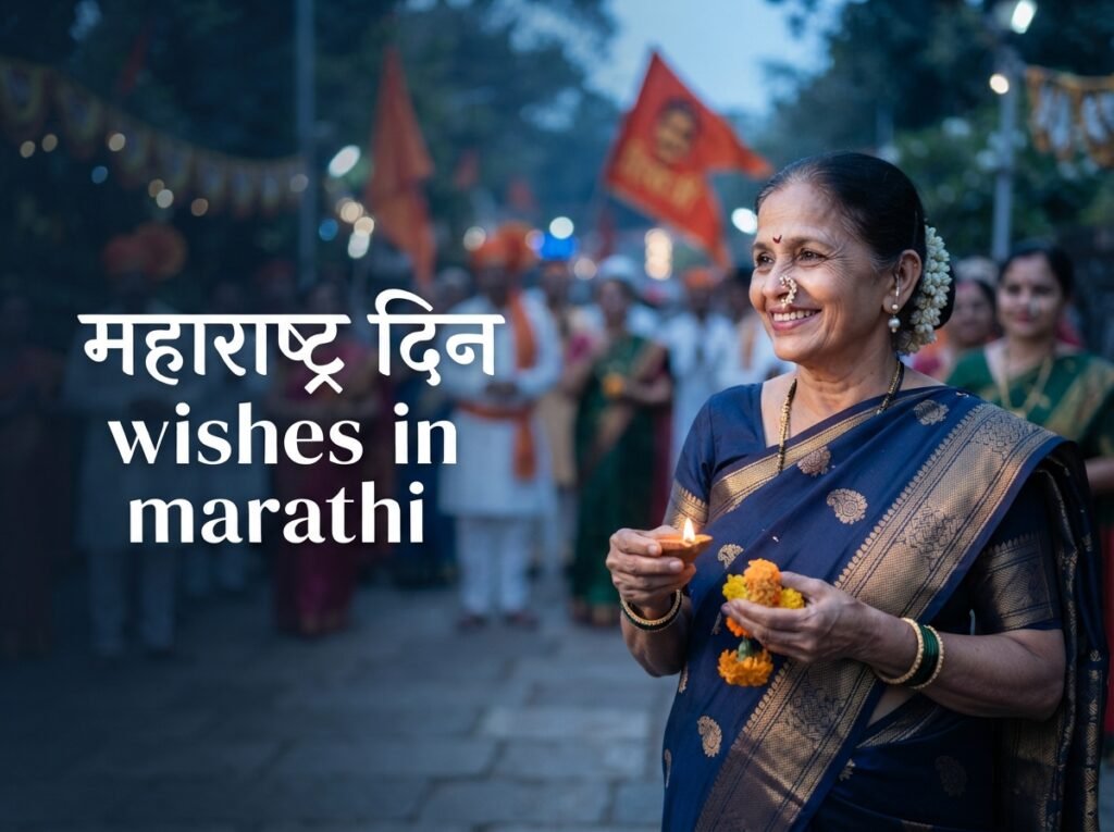 Maharashtra Din Wishes in Marathi