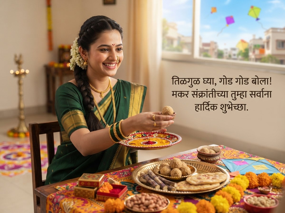Makar Sankranti Wishes in Marathi