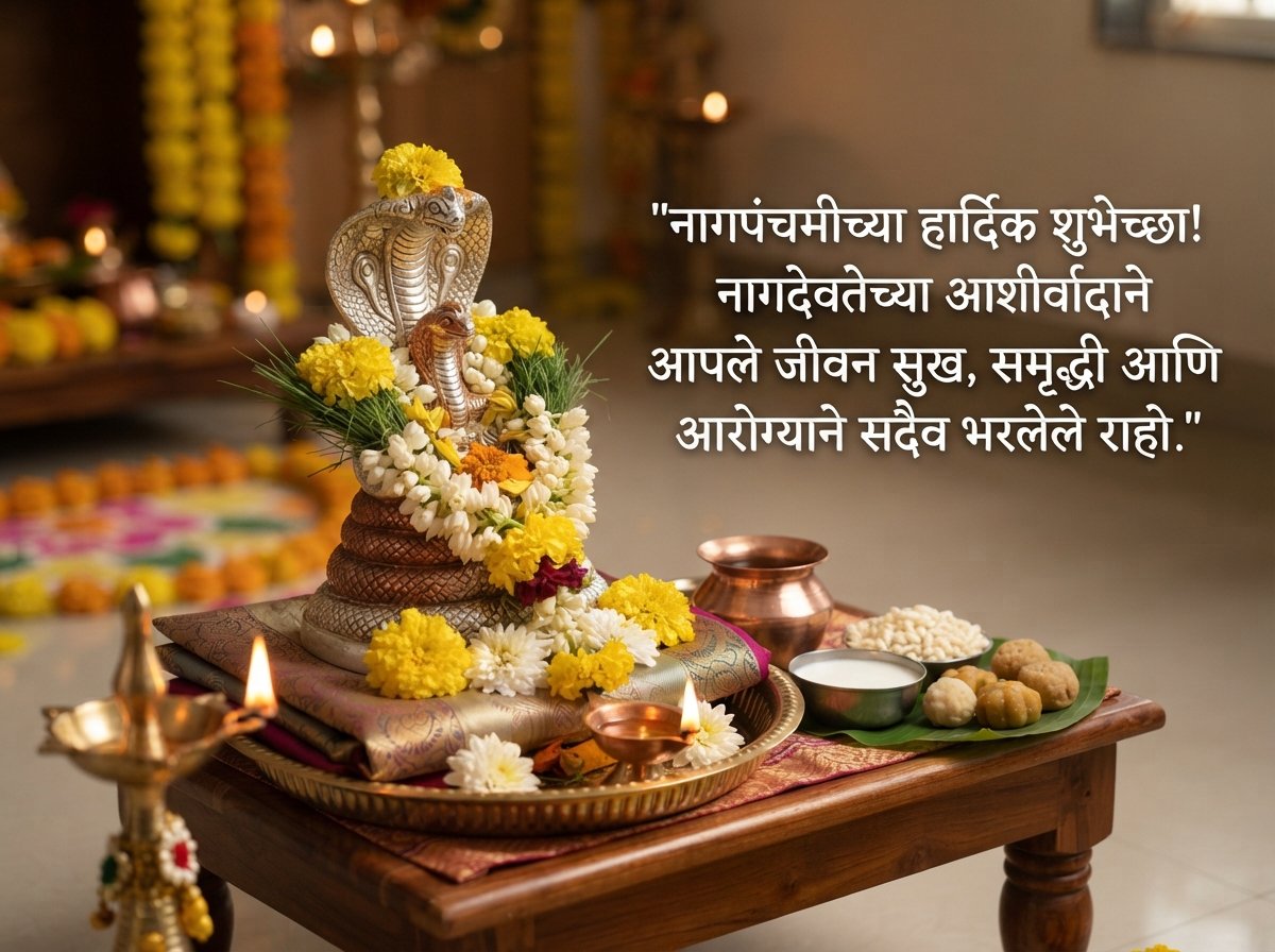 Nag Panchami Wishes in Marathi