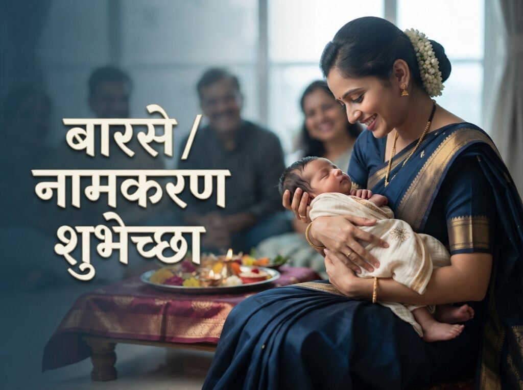 Barse / Namkaran Wishes in Marathi