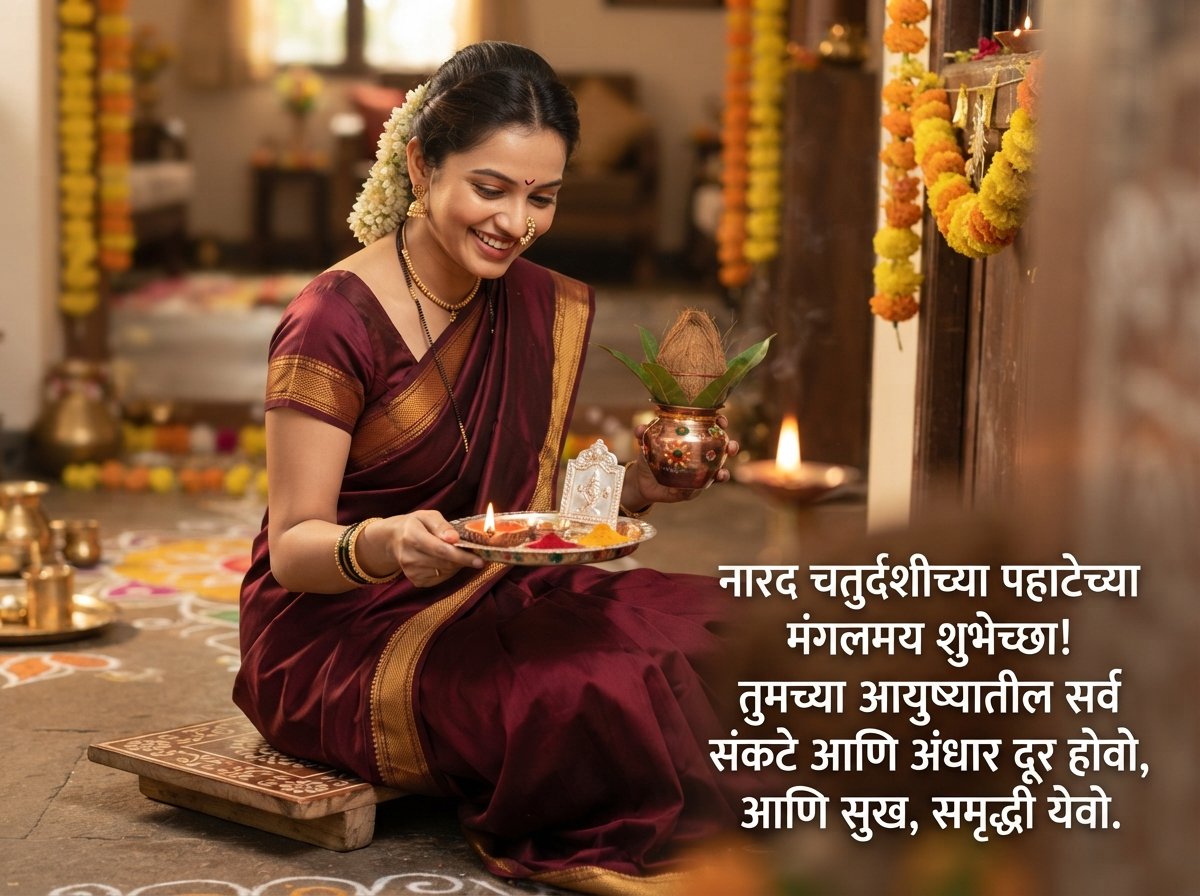 Narak Chaturdashi Wishes in Marathi
