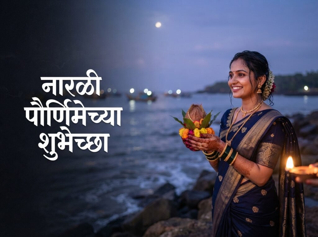 Narali Purnima Wishes in Marathi