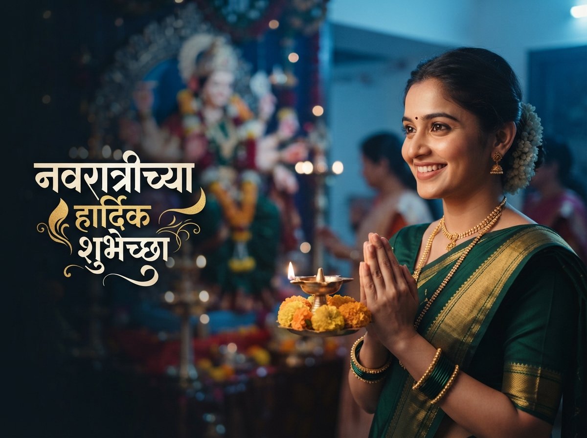 Navratri Wishes in Marathi