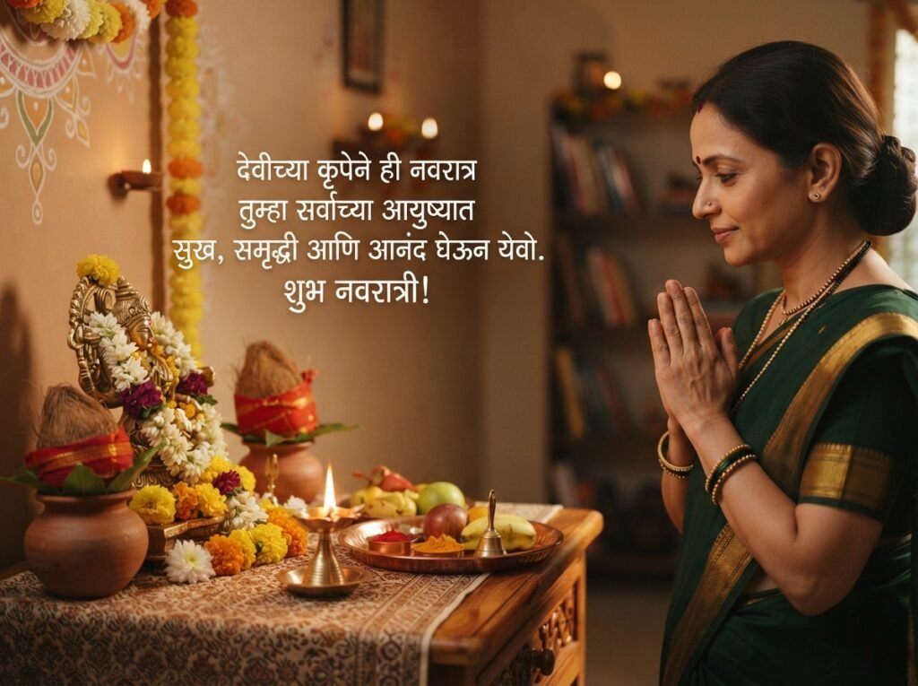 Navratri Wishes in Marathi