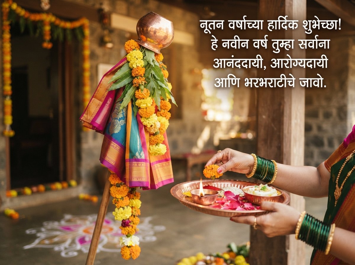 New Year Wishes in Marathi