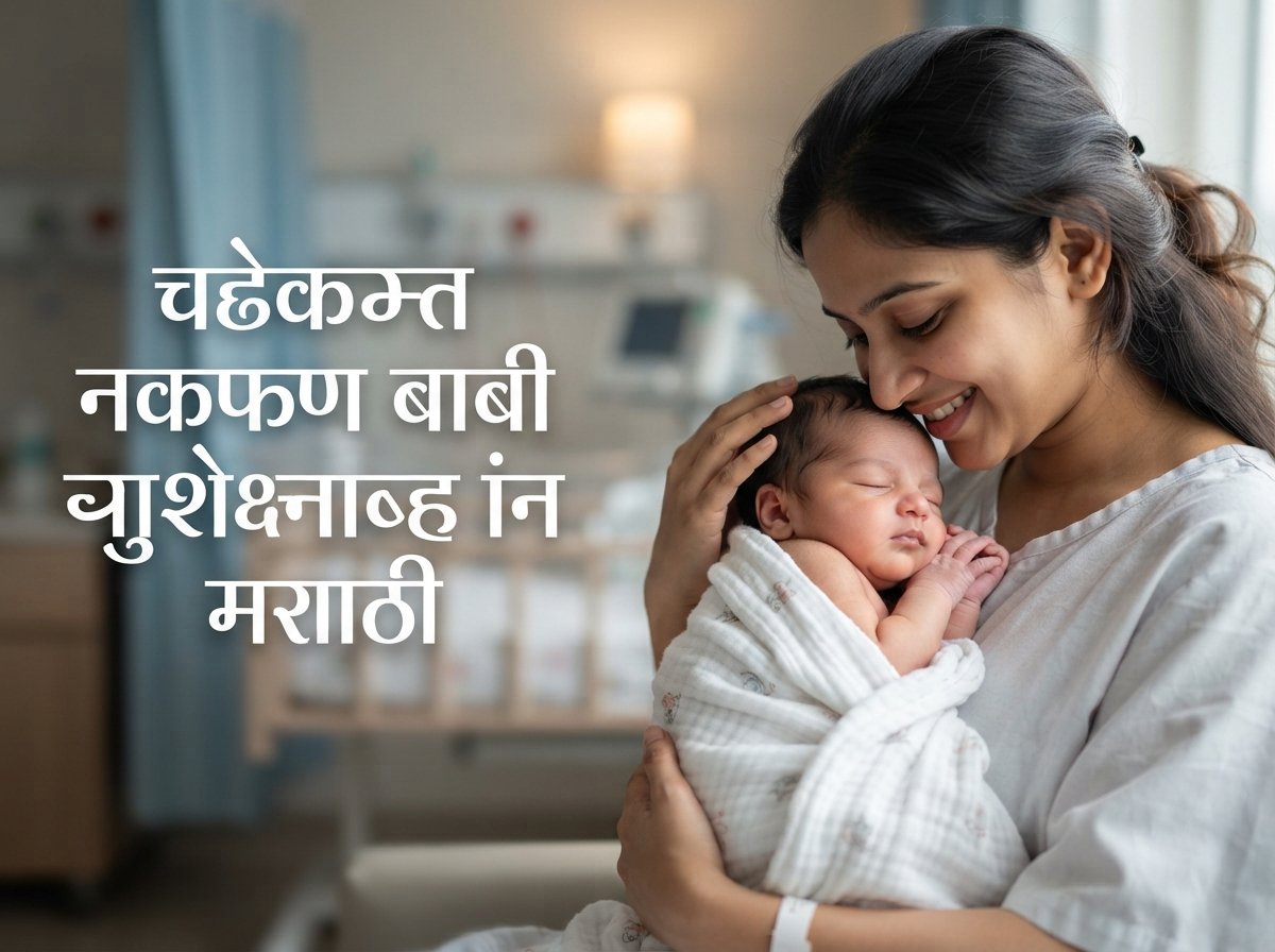 Welcome Newborn Baby Wishes in Marathi