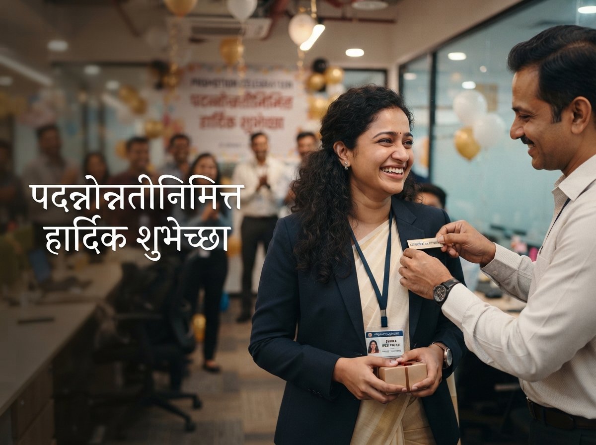 Promotion Wishes in Marathi