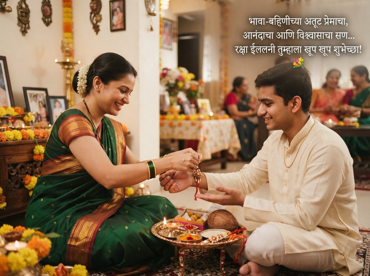 Raksha Bandhan Wishes in Marathi