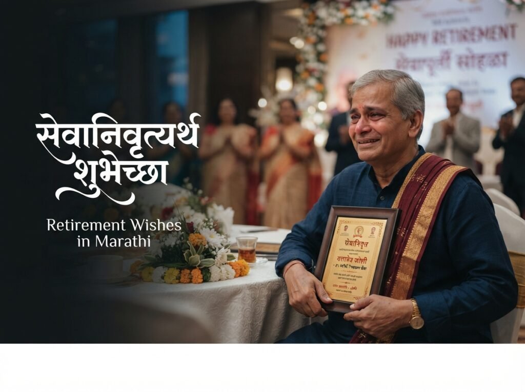 Retirement Wishes in Marathi