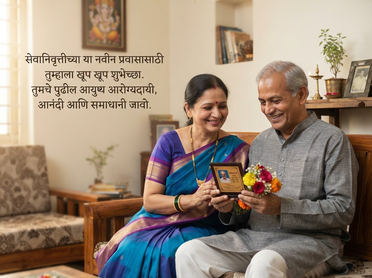Retirement Wishes in Marathi