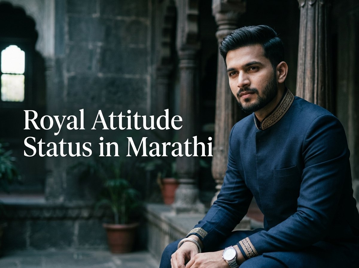 Royal Attitude Status in Marathi
