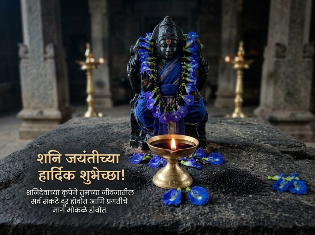 Shani Jayanti Wishes in Marathi