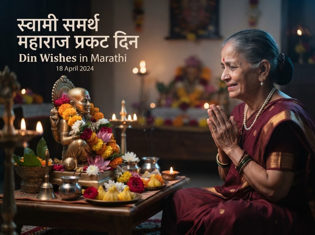 Swami Samarth Maharaj Prakat Din Wishes in Marathi