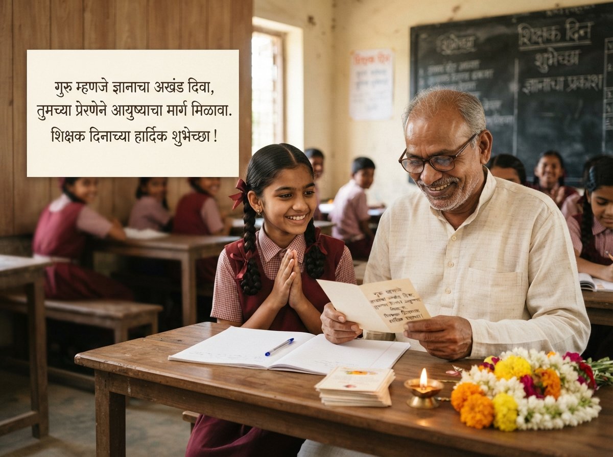 Teachers Day Wishes in Marathi