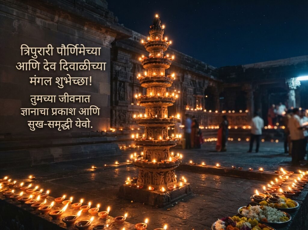 Tripurari Purnima / Dev Diwali Wishes in Marathi