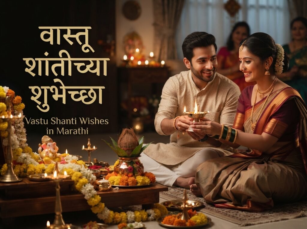 Vastu Shanti Wishes in Marathi