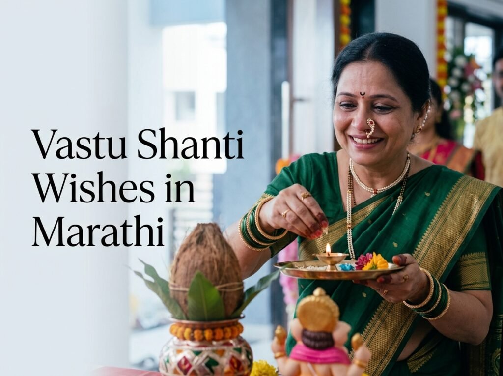 Vastu Shanti Wishes in Marathi