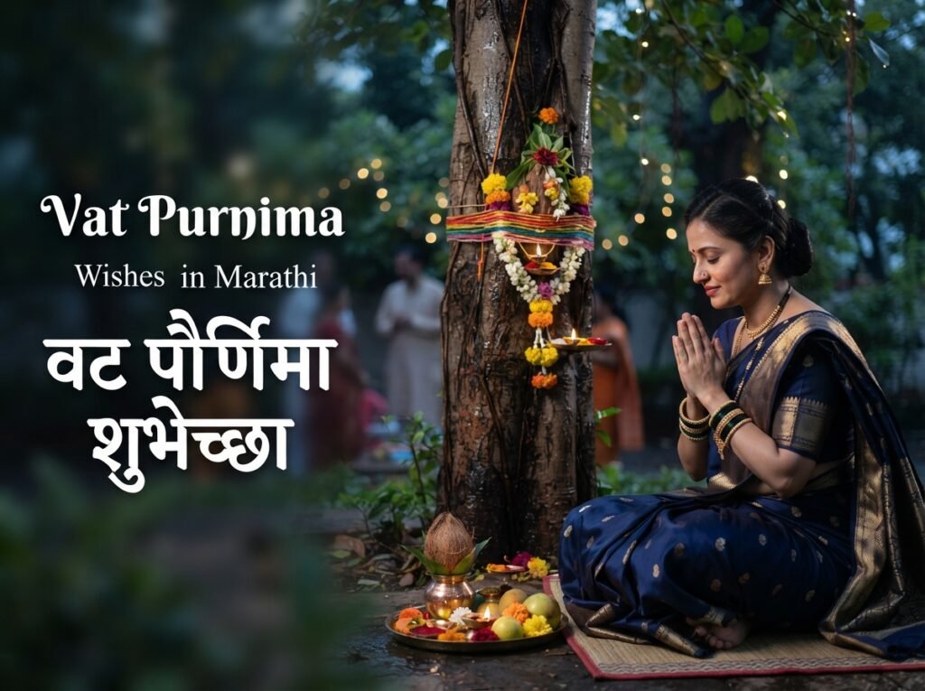 Vat Purnima Wishes in Marathi